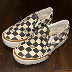 Vans Black and White Sneakers Iconic Slip-On Design